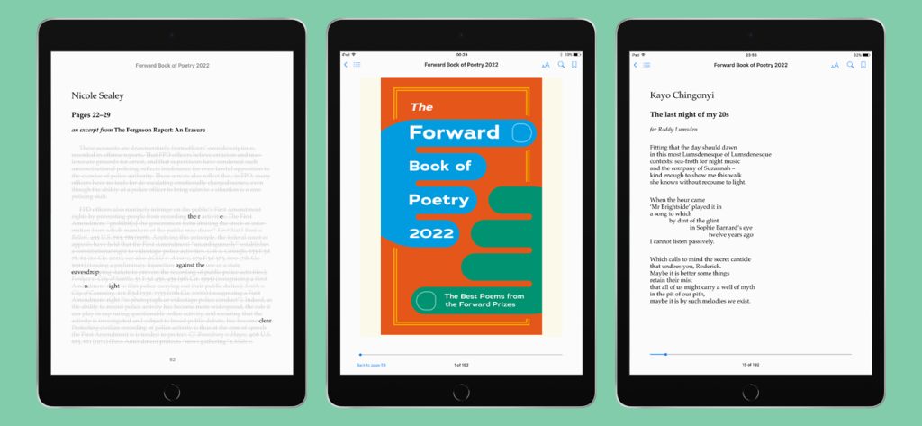 Forward Book of Poetry 2017 - 2022 • Ninja Beaver Design